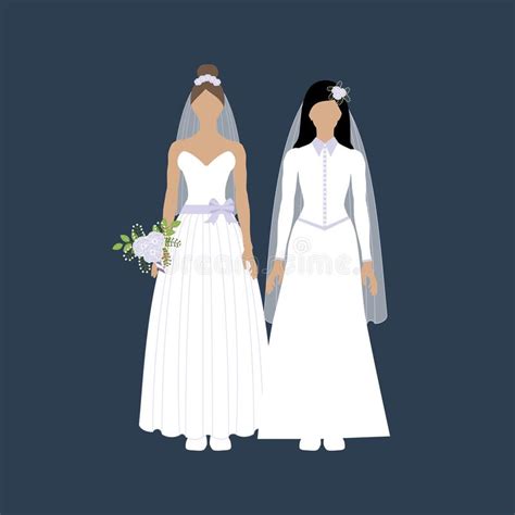 same sex wedding silhouette stock vector illustration of lesbian pride 117250374
