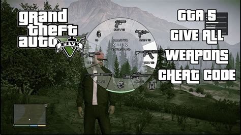 Gta 5 Give All Weapons Cheat Code Xbox360ps3 Youtube