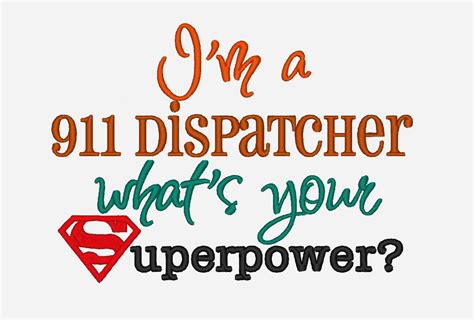 Im A 911 Dispatcher Whats Your Superpower Instant Etsy