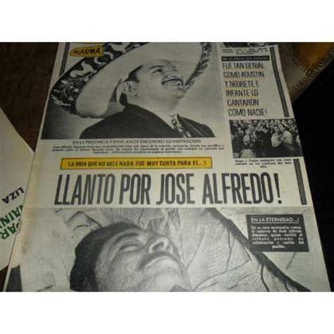 José Alfredo Jiménez Revista Alarma La Muerte De José Alfredo Jiménez