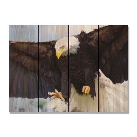 Bald Eagle Wood Art Wall Hanging Wildlife Art Indoor Etsy