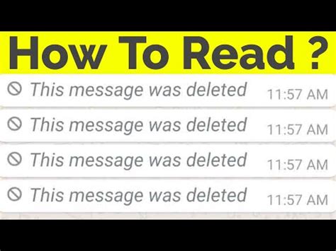 Recover deleted whatsapp messages using 'iphone data recovery' toolkit. How To Read Deleted Messages On Whatsapp Messenger||This ...