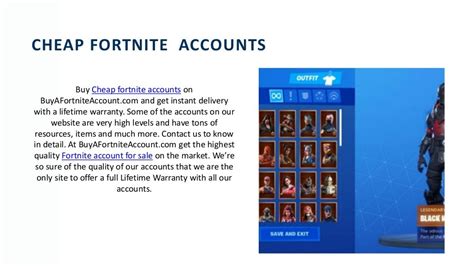 Buy Fortnite Account