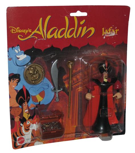 Disney Aladdin Tv Series Jafar Mattel Action Figure W Gold Genie Coin