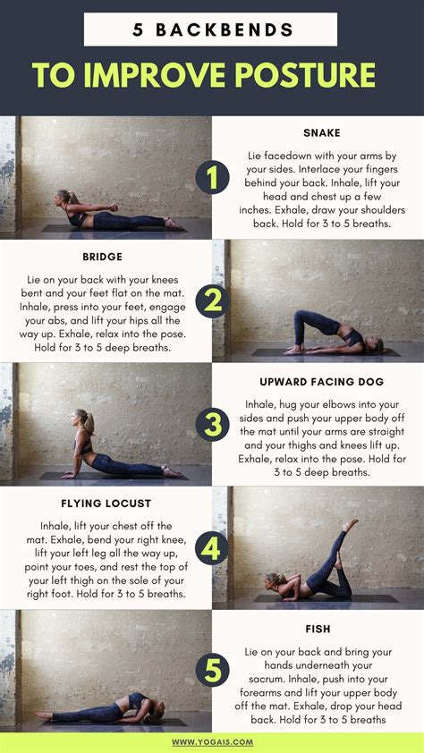 5 Backbends To Improve Posture Yoga 15