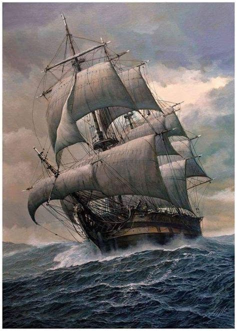De la fiction au réel bateau qui a marqué l'histoire. Épinglé par Chantal Tardif sur Et... à L'Abordage ! | Dessin de navire, Navire pirate, Peinture ...