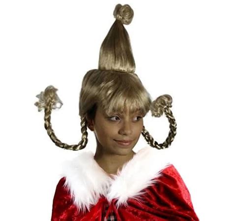My Costume Wigs Cindy Lou Who Wig Grinch Christmas One Size Fits Most