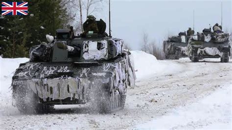 Uk Deployed Thirty Challenger 2 Tanks On Exercise Winter Camp In