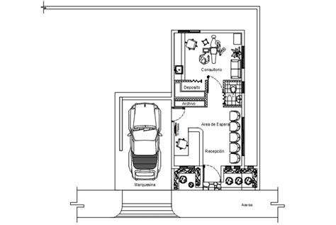 Floor Plan Of Dental Clinic Autocad Dwg File Cadbull