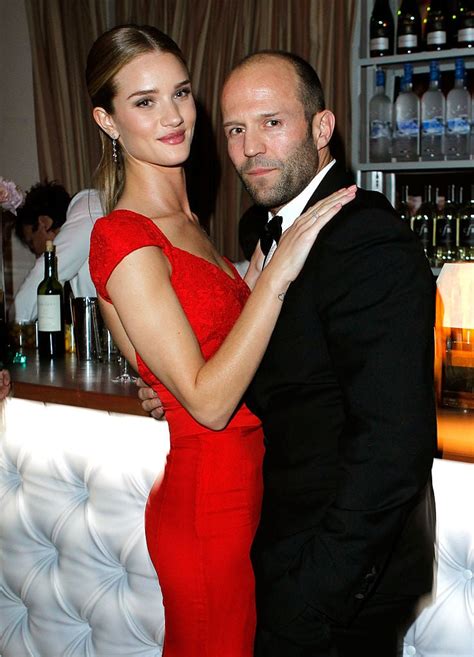 Jason Statham With His Wife