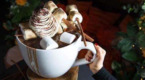 A Massive 20 Pound Spiked Hot Chocolate Is Coming To A Rooftop Bar In