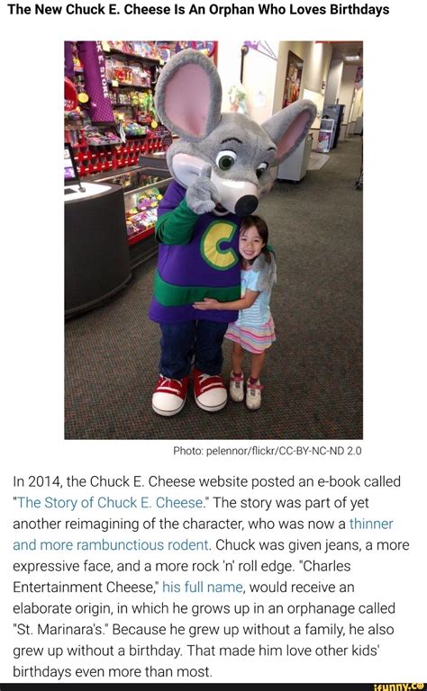 The New Chuck E Cheese Is An Orphan Who Loves Birthdays Photo