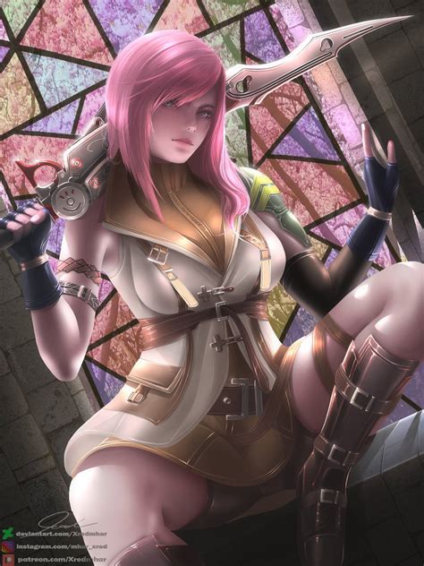 Lightning Farron Final Fantasy Xiii Image By Xredmhar Zerochan Anime Image Board