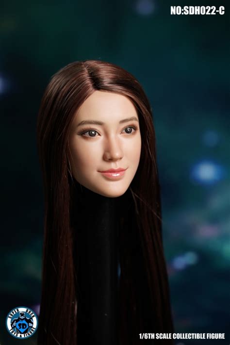 Dragon Modelsde Asian Head Brown Hair Im Maßstab 16 Online Kaufen