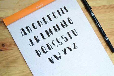 Lettering Tipograf As F Ciles Para Tus Apuntes Tipos De Letras Abecedario Tipografias