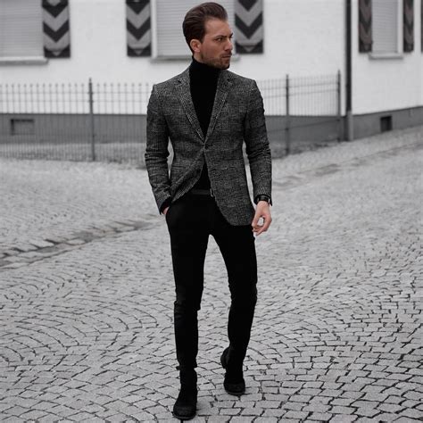 Awesome 25 Ideas For Grey Jacket And Black Pants Easy And Trendy