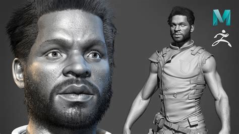 Artstation Realistic Character Sculpting For Game In Maya And Zbrush