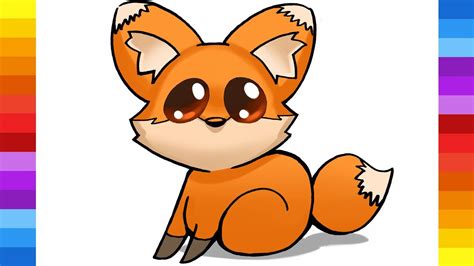 Fox Drawing Easy Cute ~ How To Draw A Cute Fox Easy Bodemawasuma