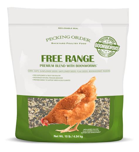 Pecking Order Free Range Blend Chicken Feed 10 Lbs