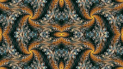 Pattern Symmetry Fractal Digital Art Shapes Abstract 1920x1080