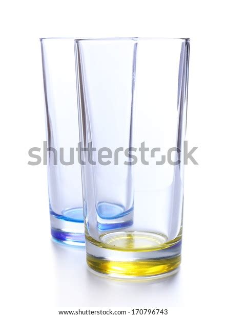 Empty Glasses Isolated On White Stock Photo Edit Now 170796743