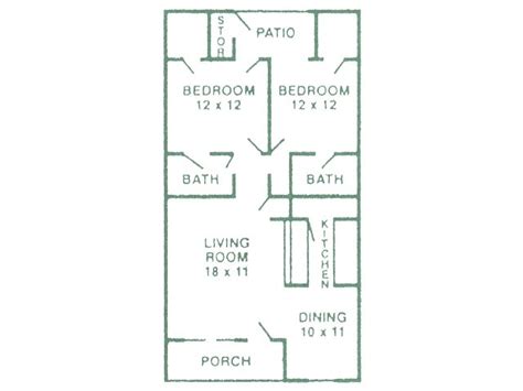 2 Bedroom Bath 1000 Sq Ft House Plans House Design Ideas