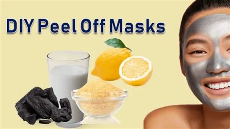 Diy Peel Off Mask For Acne Blackheads And Dry Skin