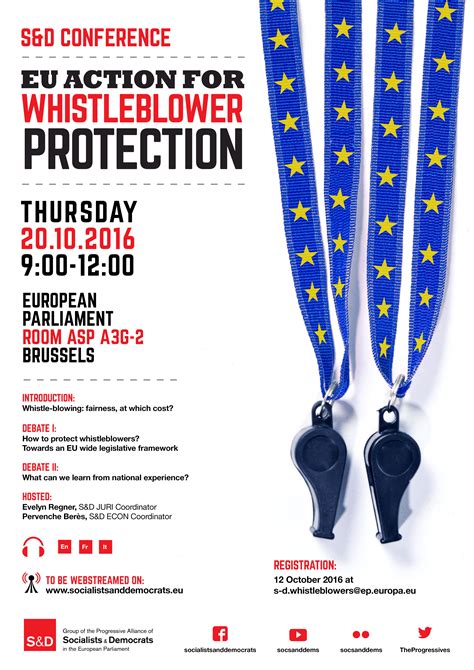 sandd conference eu action for whistleblower protection socialists and democrats