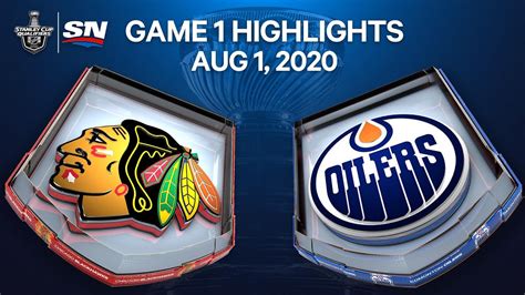 Nhl Highlights Blackhawks Vs Oilers Game 1 Aug 1 2020 Youtube