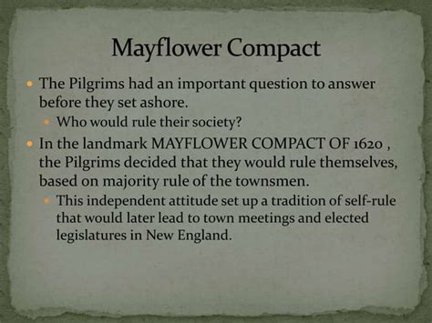 Plymouth Colony Lesson