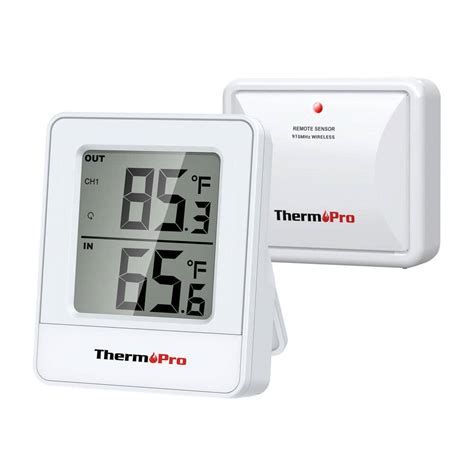 Thermopro Wireless Indoor Outdoor Thermometer With Temperature Sensor