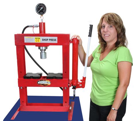 Woodward Fab Hydraulic Shop Press 10 Ton Pr 102 Penn Tool Co Inc