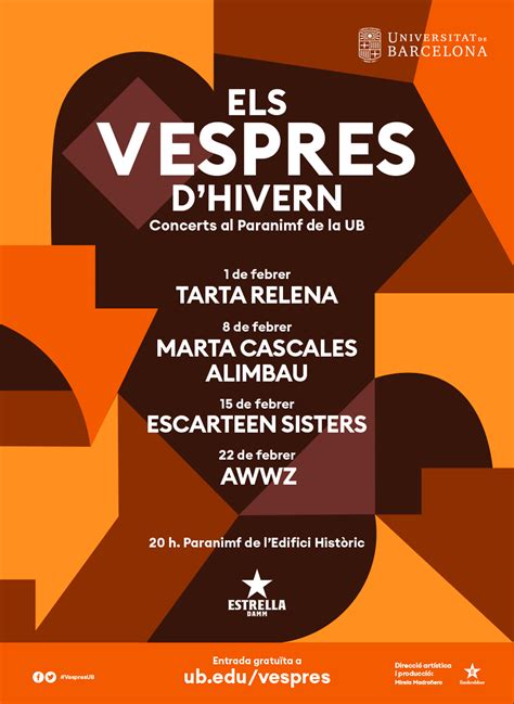 Edició 2019 Hivern Els Vespres Ub