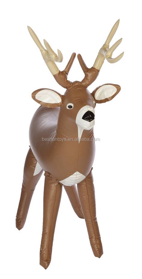 High Quality Vinyl Inflatable Deer Shooting Target Durable Plastic