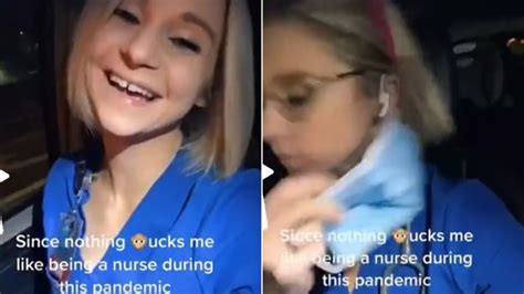 Nurse Put On Leave After Posting Tiktok Video Bragging About Not Wearing Mask 7news