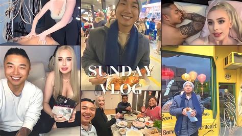 amwf sunday vlog couples massage food market exploring melbourne youtube