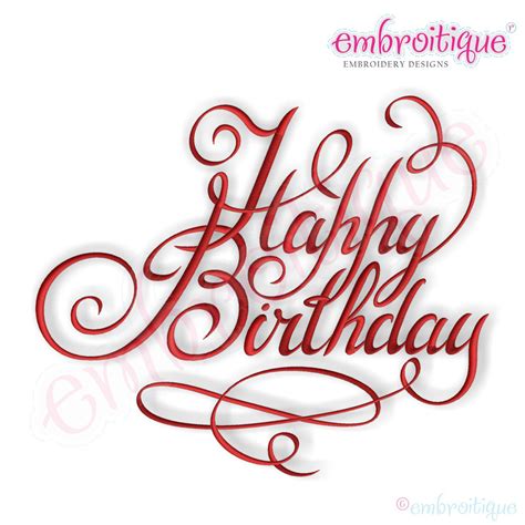 Stock vector of 'happy birthday. 15 Happy Birthday Calligraphy Font Images - Happy Birthday ...