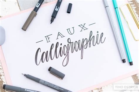 Faux Calligraphy - Lettering.org
