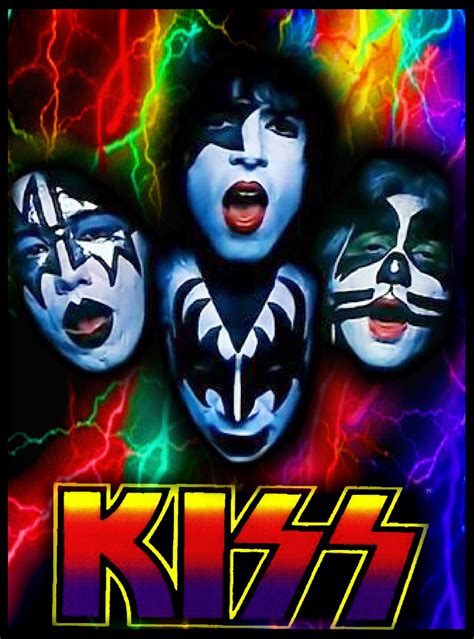 Kiss Custom Digital Art By Ritchie Camaro Kiss Artwork Rock N Roll