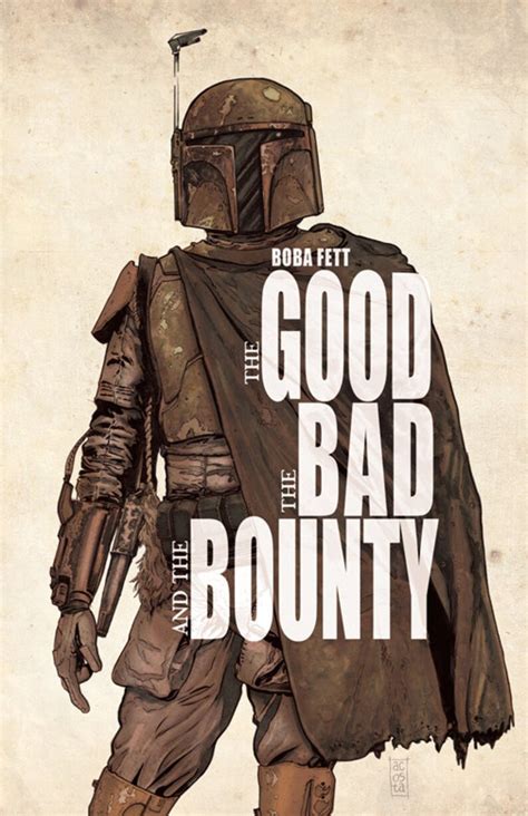 Boba Fett The Good The Bad And The Bounty Print Etsy