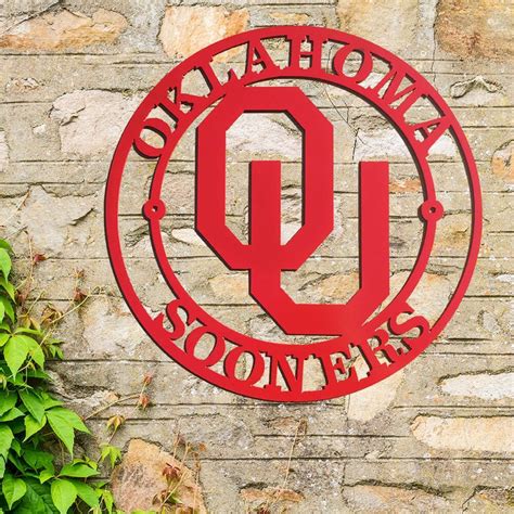 Oklahoma Sooners Logo Wall Art B44 Etsy