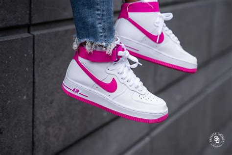 Check out our air force 1 high top selection for the very best in unique or custom, handmade pieces from our shoes shops. Nike Women's Air Force 1 High White/Laser Fuchsia-True ...