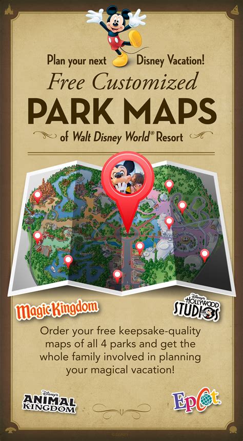 Plan Your Next Disney Vacation Create Free Customized Park Maps Of