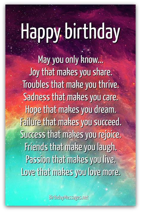 Inspirational Birthday Poems To Lift Up Someone Special