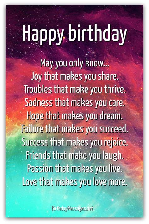 Inspirational Birthday Poems Page 2