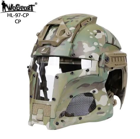 Wosport 2018 Tactical Military Ballistic Helmet Side Rail Nvg Shroud