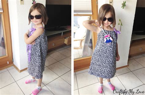 Make The Pattern And Sew A Simple Pillowcase Dress For Your Little Girl Craftify My Love
