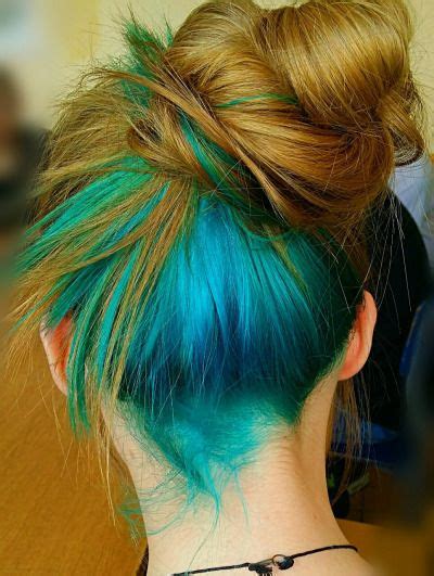 Underside Of Hair Dyed Blue There Are Major Blogs Photogallery