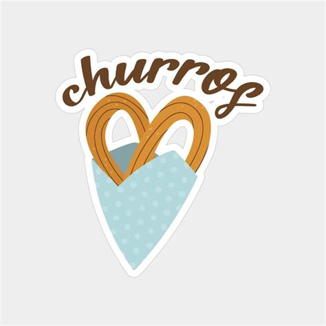 Churros Sticker Printable Artwork Design On White Background 18018698
