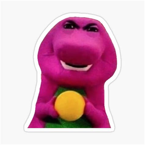 Barney The Dinosaur Angry